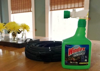 homemade outdoor window cleaner that attaches to hose