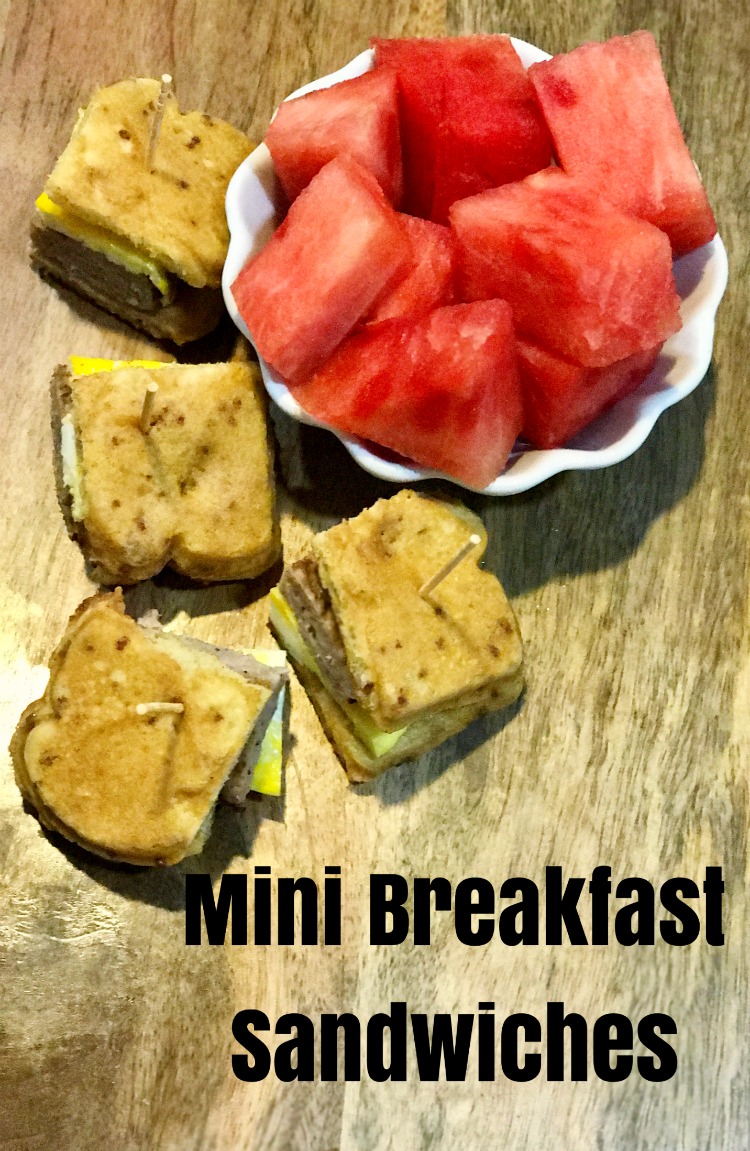 Mini Breakfast Sandwiches are an easy way to start the day and a great way to pack in the protein! 