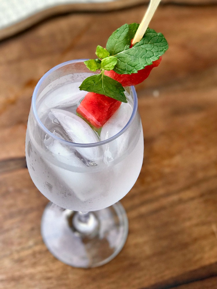 Watermelon Lime Infused Water