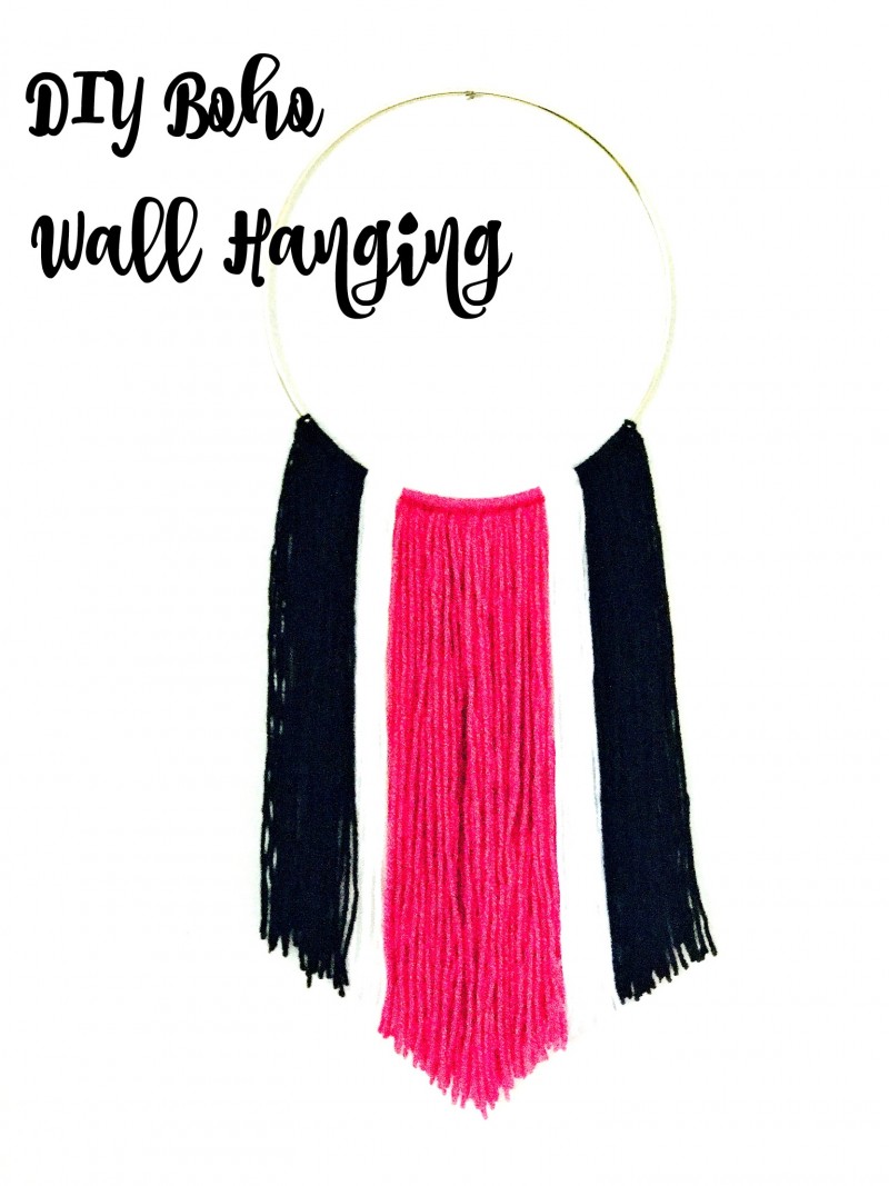Make this beautiful DIY Boho Yarn Wall Hanging with this simple tutorial. You can even purchase the DIY kit and have all the supplies you need delivered right to your front door with free shipping! 