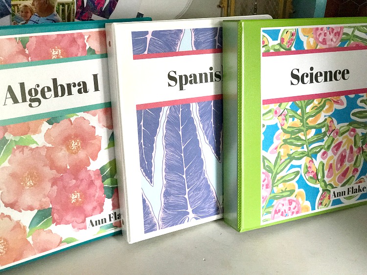 science binder covers