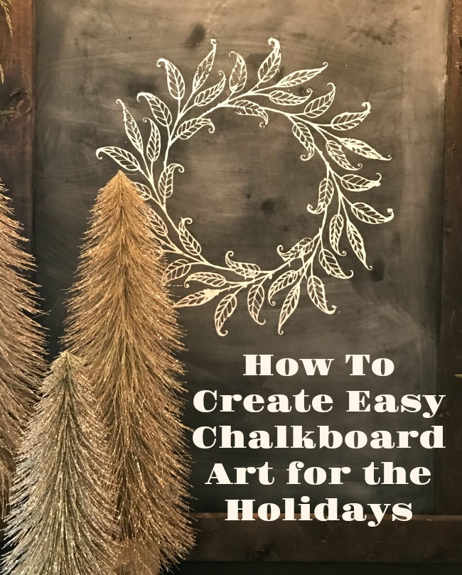 Christmas Chalkboard: How to Create Easy Chalkboard Art with Chalk Couture! 