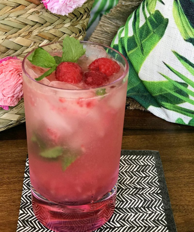 Whip up this delicious raspberry mojito cocktail. You won't believe how delicious it is! 