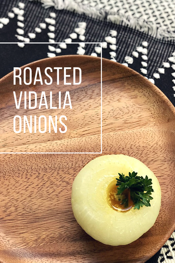 This recipe for roasted vidalia onions might be the easiest and most delicious thing you'll eat all summer! #ad #EasySqueezy