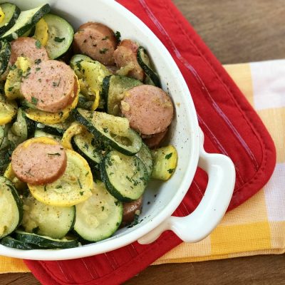 Simple and Spicy Smoked Sausage Skillet