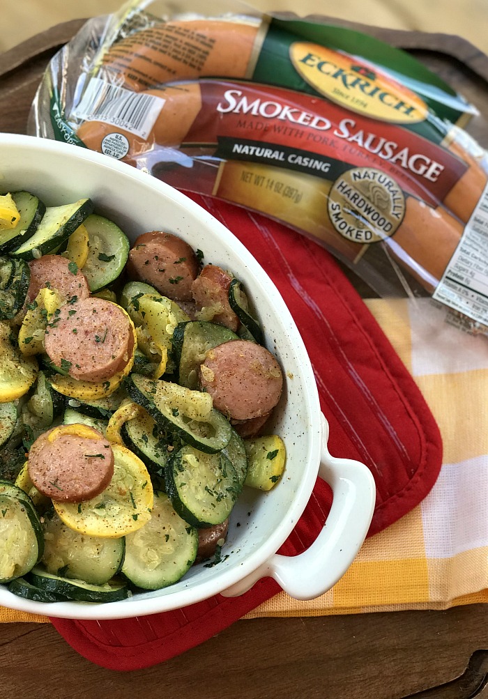 Make a meal with Eckrich Smoked Sausage and pretty much anything you have in the pantry! AD http://bit.ly/2OmFLLl #EckrichAndWhateversHandy @EckrichMeats