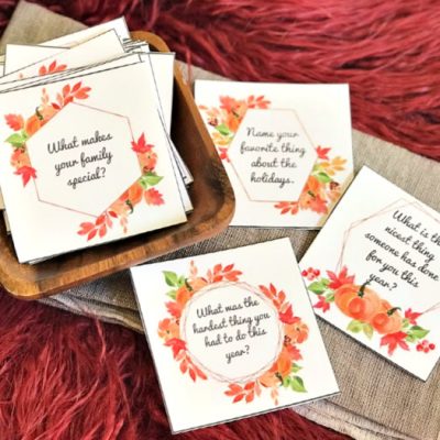 Thanksgiving Conversation Cards