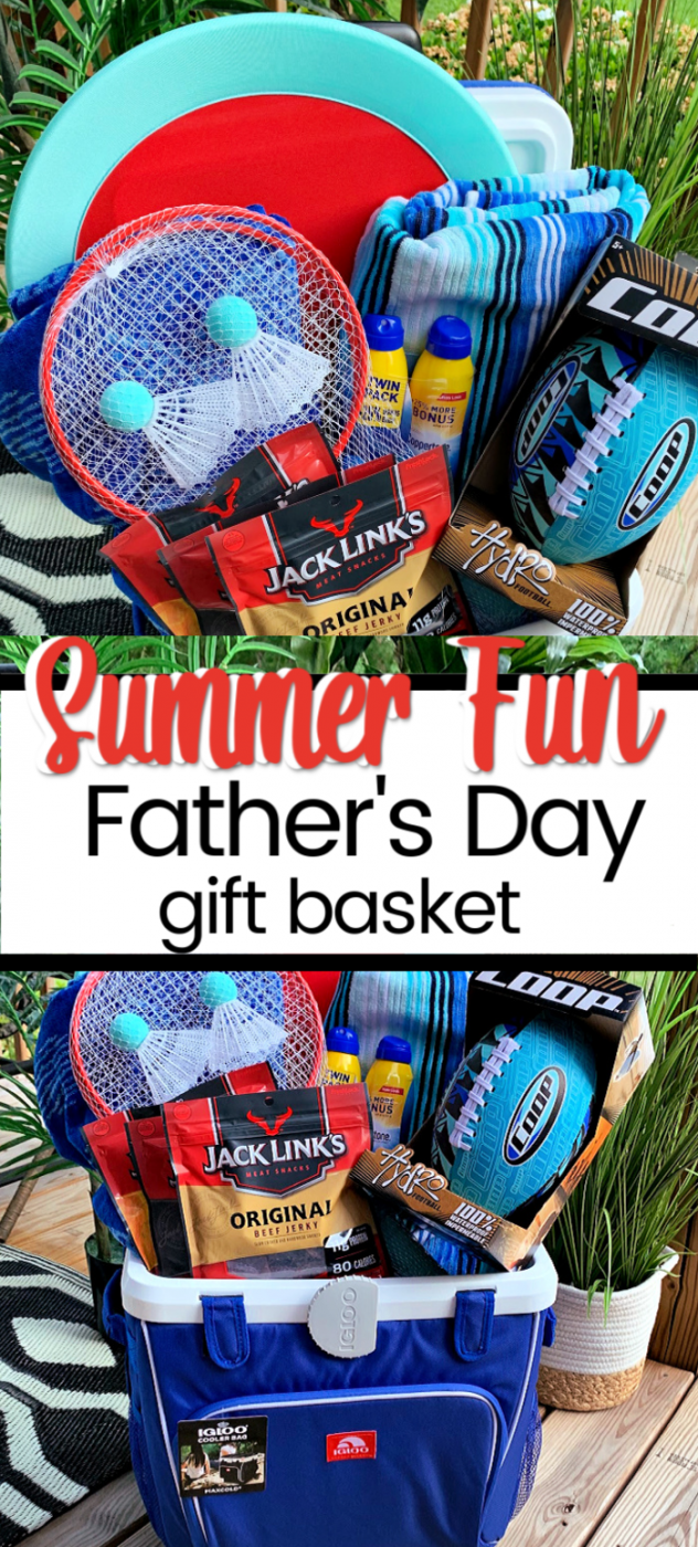 Summer Fun Father's Day Gift Basket Idea