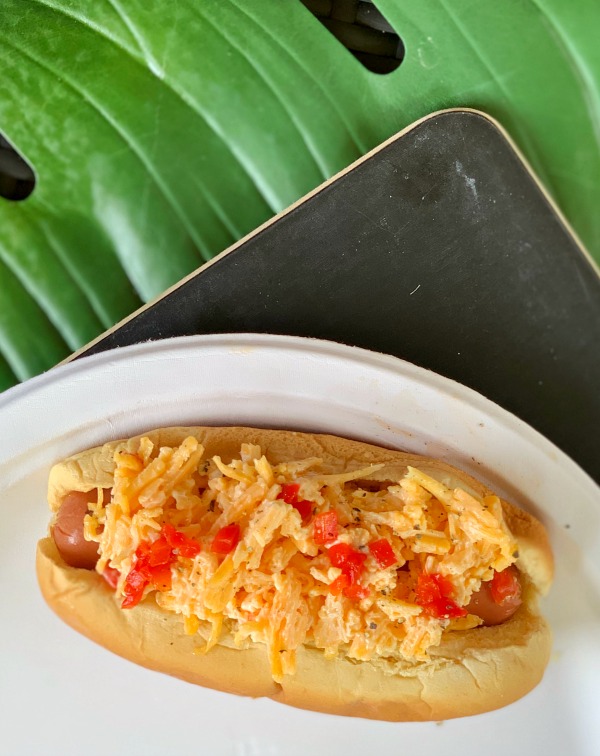 Grilled Pimiento Cheese Hot Dogs for a grilling recipe that makes a fast dinner!