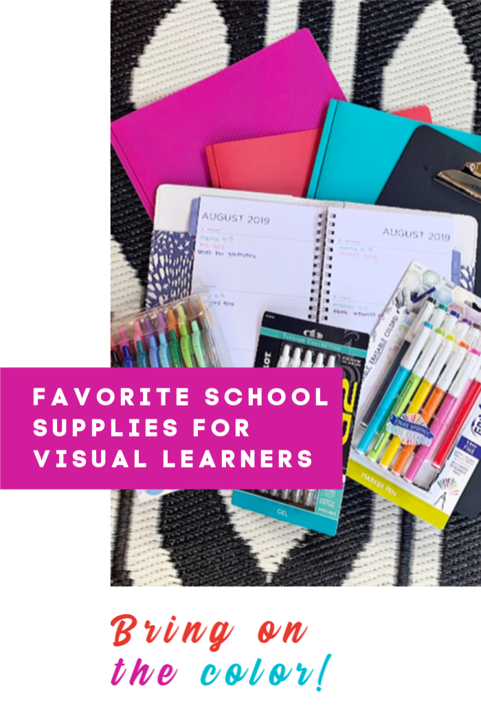 Favorite School Supplies for Visual Learners 